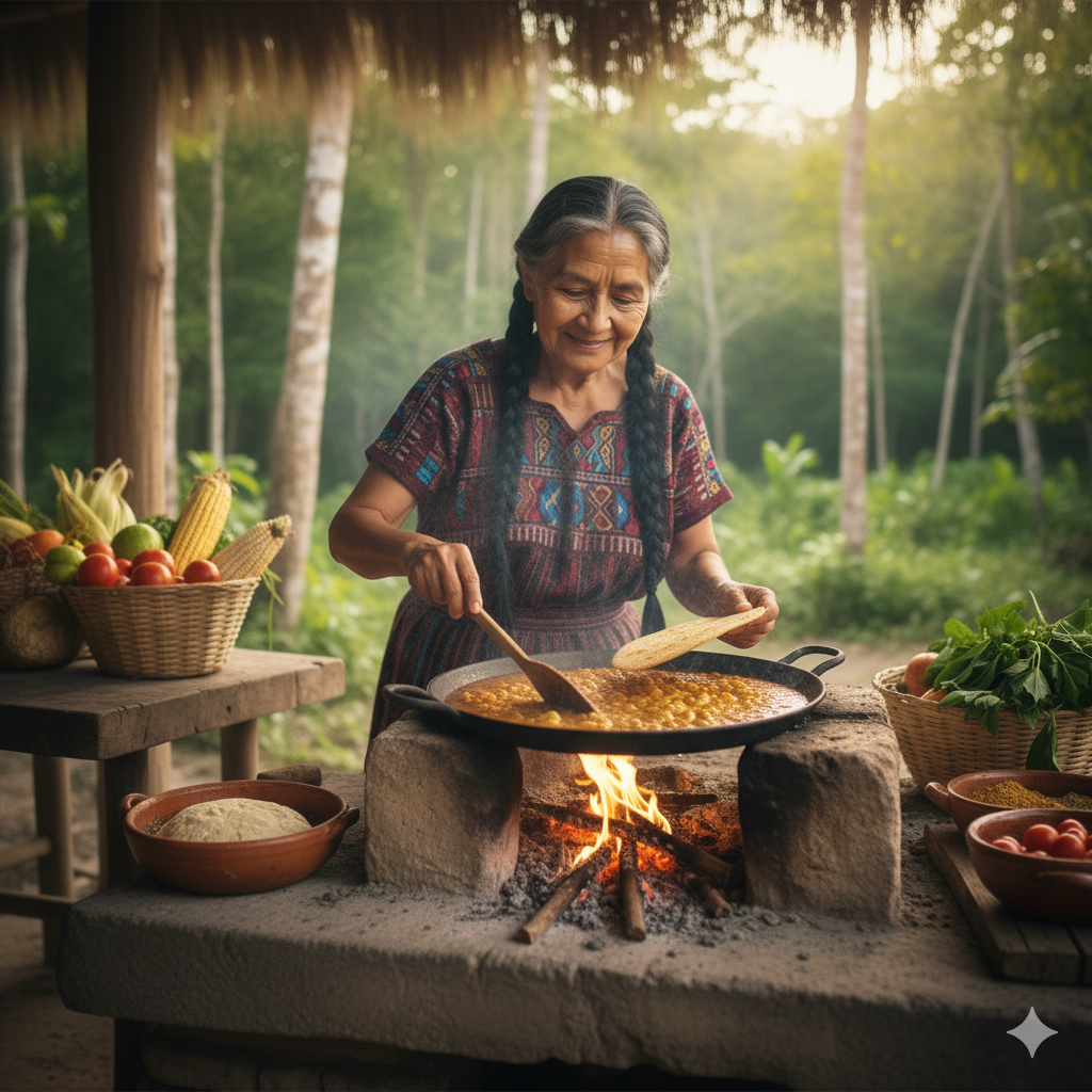 Experiencia culinaria íntima con una maestra cocinera tradicional