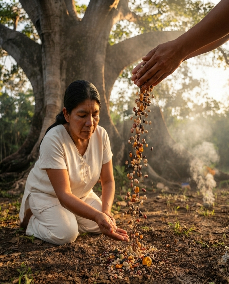 Ceremonia Maya de Gratitud a la Tierra y Purificación con Cuarzo Energético: El Renacer del Cuerpo y el Espíritu - Image 3